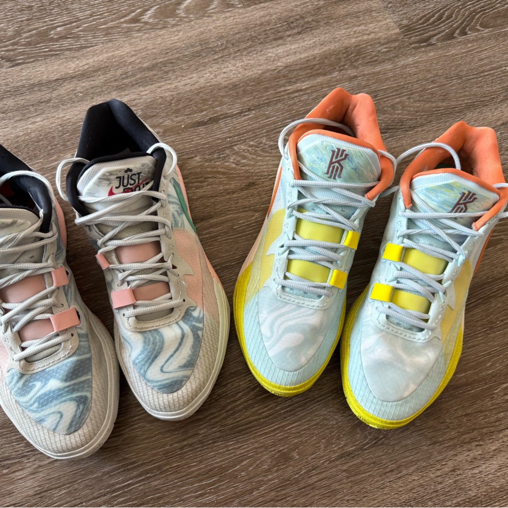 2pairs of Kryie 8 Size 14